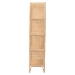 bali & pari Chusi Natural Rattan Decorative Shelf - Handwoven Cane Display Unit with Arched Top, Boho Coastal Storage Rack for Living Room or Bedroom - BSOChusi-Natural/Rattan-Shelf