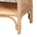 bali & pari Chusi Natural Rattan Decorative Shelf - Handwoven Cane Display Unit with Arched Top, Boho Coastal Storage Rack for Living Room or Bedroom - BSOChusi-Natural/Rattan-Shelf