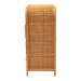 bali & pari Sampit Natural Rattan 4-Drawer Storage Cabinet - Handwoven Cane Displaying Unit with Rounded Frame, Boho Coastal Accent Furniture for Hallway, Living room or Bathroom - BSOSAMPIT-Light Honey Rattan-Cabinet