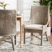 bali & pari Bella Rattan Dining Chair with Cushion - Handwoven Wicker Accent Side Chair with High Backrest, Coastal Boho Seating for Kitchen or Dining Area, French Grey - BSOBella-French Grey/Rattan-DC