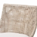 bali & pari Bella Swivel Rattan Bar Stool with Cushion - Handwoven Wicker Bar Chair with Backrest and Footrest, French Grey - BSOBella-French Grey/Rattan-BS