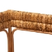 bali & pari Adisa Natural Rattan Bench - Handcrafted Banquette with Woven Seagrass Seat and Back, Coastal Boho Accent Seating for Entryway, Dining or Living Room - BSOAdisa-Light Honey Rattan-Bench