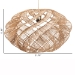 bali & pari Enola Handwoven Jute Pendant Lampshade - Boho Chic Ceiling Light Cover with Twisted Spiral Design - BSOF247-FT10-Lamp Shade