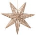 bali & pari Idriya Handwoven Jute Pendant Lampshade - Star-Shaped Natural Fiber Light Cover, Coastal Boho Lighting Decor