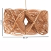 bali & pari Jeneth Natural Rattan Pendant Lampshade - Coastal Boho Ceiling Light Cover with Handcrafted Geometric Design - BSOF247-FT16-Lamp Shade