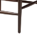 Baxton Studio Eira Counter Stool Set of 2- Walnut Wood Frame Counter-height Chair with Curved Backrest and Black Faux Leather Seat, Mid-Century Modern Kitchen Island Seating - BSOElbow-Wenge-CS