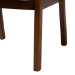 Baxton Studio Miyagi Boucle Upholstered Dining Chair Set of 2- Mid-Century Modern Armchair with Solid Wood Frame and Rounded Backrest, Walnut Brown and White - BSOMiyagi-White Boucle/Walnut-DC