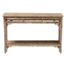 bali & pari Ganit Handwoven Seagrass Console Table - Entryway Table with Wrapped Frame and Lower Shelf, Accent Table for Hallway, Living Room, or Foyer Decor - BSOF248-FT3-Seagrass-Console Table