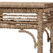 bali & pari Ganit Handwoven Seagrass Console Table - Entryway Table with Wrapped Frame and Lower Shelf, Accent Table for Hallway, Living Room, or Foyer Decor - BSOF248-FT3-Seagrass-Console Table