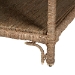 bali & pari Ganit Handwoven Seagrass Coffee Table - Square Center Table with Wrapped Frame and Lower Shelf, Coastal Boho Accent Furniture for Living Room or Lounge - BSOF248-FT5-Seagrass-Coffee Table