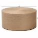 bali & pari Lapis Handwoven Jute Coffee Table - Boho Round Centerpiece with Natural Fiber Texture, Handcrafted Coastal Design for Living Room or Lounge Spaces - BSOF248-FT9-Seagrass-Round-Coffee Table