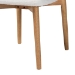Baxton Studio Emily 5-Piece Dining Set - Solid Wood Rectangular Table with Boucle Upholstered Chairs, Mid-Century Modern Dining Furniture for Kitchen or Dining Room, Natural and White - BSOEmily-White Boucle/Natural-5PC Dining Set