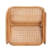 bali & pari Cambridge Natural Rattan Armchair - Handcrafted Lounge Chair with Cushion, Rounded Frame with Cane Woven Panels, Accent Seating for Living Room or Sunroom - BSOCambridge-Light Honey Rattan-CC