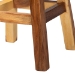 bali & pari Luli Suar Wood Counter Stool - Handcrafted Solid Wood Stool with Backrest, Rustic Modern Seating for Kitchen Island or Dining Area - BSOLuli-Natural/Wooden-CS