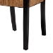bali & pari Raniya Handwoven Seagrass Dining Chair Set of 2- Solid Mango Wood Frame with Woven Seat and Backrest, Rustic Boho Style Kitchen or Dining Room Seating, Black - BSOCordoba-Type C-Black Wood/Natural Weave-DC-KD Box