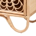 bali & pari Acelin Natural Rattan Storage Cabinet - Handcrafted Boho Accent Console with Floral Woven Doors, Natural Wicker Sideboard for Living Room or Entryway - BSOWS016-Large/Double Version-Natural-Rattan-Cabinet