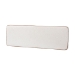 Baxton Studio Belden Boucle Upholstered Wall-Mounted Headboard - Padded Cushion Panel with Faux Leather Piping, Modern Bedroom Accent Piece, Cream, Queen - BSOBBT61198-White/Tan-HB-Queen