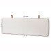 Baxton Studio Belden Boucle Upholstered Wall-Mounted Headboard - Padded Cushion Panel with Faux Leather Piping, Modern Bedroom Accent Piece, Cream, Queen - BSOBBT61198-White/Tan-HB-Queen