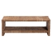 bali & pari Liza Rectangle Seagrass Coffee Table - Handwoven Natural Fiber Frame with Open Shelf, Coastal Boho Furniture for Living Room or Lounge - BSOLIZZA-Seagrass-Coffee Table