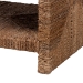 bali & pari Liza Rectangle Seagrass Coffee Table - Handwoven Natural Fiber Frame with Open Shelf, Coastal Boho Furniture for Living Room or Lounge - BSOLIZZA-Seagrass-Coffee Table