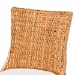 bali & pari Derris Natural Rattan Dining Chair with Cushion - Tall Wingback Side Chair with Solid Mango Wood Legs, Boho Coastal Style for Kitchen or Dining Room Seating, Light Honey - BSOMD-39817-LC Derris-Natural Rattan-DC