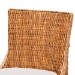 bali & pari Derris Natural Rattan Counter Stool with Cushion - Tall Wingback Stool with Solid Mango Wood Legs and Footrest, Boho Coastal Style for Kitchen Island or Dining Area Seating, Light Honey - BSOMD-39818-LC Derris-Natural Rattan-CS