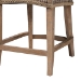 bali & pari Derris Natural Rattan Counter Stool with Cushion - Tall Wingback Stool with Solid Mango Wood Legs and Footrest, Boho Coastal Style for Kitchen Island or Dining Area Seating, Greywashed - BSOMD-39818-KB Derris-Grey Natural Rattan-CS