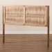 bali & pari Holitz Natural Rope Woven Headboard - Mountable Bed Backboard with Bayur Wood Frame, Modern Boho Accent for Bedroom Decor, King - BSOHoltiz-Medium tone (NAT02)-Headboard King