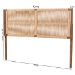 bali & pari Holitz Natural Rope Woven Headboard - Mountable Bed Backboard with Bayur Wood Frame, Modern Boho Accent for Bedroom Decor, King - BSOHoltiz-Medium tone (NAT02)-Headboard King