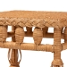 bali & pari Dolby Natural Rattan End Table - Handwoven Wicker Side Table with Lower Shelf, Coastal Boho Style Accent Table for Living Room or Bedroom - BSODolby-Light Honey/Rattan-End Table