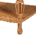 bali & pari Dolby Natural Rattan End Table - Handwoven Wicker Side Table with Lower Shelf, Coastal Boho Style Accent Table for Living Room or Bedroom - BSODolby-Light Honey/Rattan-End Table