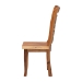 bali & pari Luan Suar Wood Dining Chair - Handcrafted Solid Wood Seat with Mosaic Backrest Inlay, Rustic Modern Accent Chair for Kitchen or Dining Room - BSOLuan-Natural/Wooden-DC