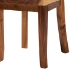 bali & pari Luan Suar Wood Dining Chair - Handcrafted Solid Wood Seat with Mosaic Backrest Inlay, Rustic Modern Accent Chair for Kitchen or Dining Room - BSOLuan-Natural/Wooden-DC