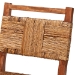 bali & pari Chabela Seagrass Counter Stool Set of 2 - Solid Mango Wood Frame with Woven Seat and Backrest, Rustic Boho Style Dining or Kitchen Island Seating, Brown - BSOLuanda-Type B-Light Brown Wood/Natural Weave-CS-KD Box
