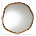 Baxton Studio Urania Wall Mirror - Irregular Shape Accent Mirror with Antique Goldleaf Frame, Modern Glam Accent for Living Room, Entryway, or Bedroom Decor - BSORXW-10983-Forged Brass-Mirror