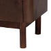 bali & pari Latika Real Burl Wood Storage Cabinet in Dark Walnut Brown - Modern Accent Cupboard with Double Doors and Brass Handles, Elegant Sideboard for Entryway, Living Room, or Dining Area - BSOSVN-789-Dark Walnut-Blopy-Cabinet