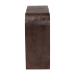 bali & pari Revelle Real Burl Wood Console Table in Dark Walnut Brown - Modern Entryway or Sofa Table with Waterfall Design and Minimalist Silhouette for Living Room or Hallway - BSOSVN-14-Dark Walnut-Console Table