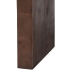 bali & pari Revelle Real Burl Wood Console Table in Dark Walnut Brown - Modern Entryway or Sofa Table with Waterfall Design and Minimalist Silhouette for Living Room or Hallway - BSOSVN-14-Dark Walnut-Console Table