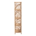 bali & pari Baara Natural Rattan 4-Tier Display Shelf - Handcrafted Bookcase with Openwork Side Panels, Boho Coastal Design for Living Room or Bedroom - BSOWS147-Natural Rattan-Tall Shelf
