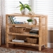 bali & pari Abelia Natural Rattan 4-Tier Display Shelf - Handwoven Boho Coastal Bookcase or Entryway Storage, Lightweight Wicker Accent Furniture - BSOWS149-Natural Rattan-Shelf