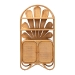 bali & pari Noreen Peacock Fan Natural Rattan Cabinet - Handcrafted Rattan Pole Hutch with Woven Doors and Shelves, Boho Coastal Accent Shelving and Display Unit - BSONoreen-Light Honey Rattan-Shelf