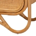 bali & pari Noreen Peacock Fan Natural Rattan Cabinet - Handcrafted Rattan Pole Hutch with Woven Doors and Shelves, Boho Coastal Accent Shelving and Display Unit - BSONoreen-Light Honey Rattan-Shelf
