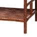 bali & pari Brier Marbled Tortoise Natural Rattan Console Table - Handcrafted Accent Table with 3-Drawers and Lower Shelf, Coastal Boho Style for Entryway, Hallway, or Living Room - BSOBrier-Tortoise/Rattan-Console Table