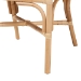bali & pari Hollis Natural Rattan Barrel Chair with Cushion - Handcrafted Accent Armchair with Laminated Rattan Pole Back, Coastal Boho Seating for Living Room or Bedroom - BSOHollis-Natural/Rattan-DC