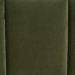 Baxton Studio Granger Velvet Upholstered Platform Bed with Channel Tufted Headboard, Modern Low Profile Bed Frame, Moss Green, Queen - BSOBBT61347-Moss Green Velvet/Wenge-Queen