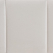 Baxton Studio Granger Velvet Upholstered Platform Bed with Channel Tufted Headboard, Modern Low Profile Bed Frame, Alabaster White, Queen - BSOBBT61347-Alabaster White Velvet/White Washed Oak-Queen