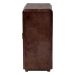 bali & pari Valora Real Burl Wood Storage Cabinet in Dark Walnut Brown - Modern Accent Cupboard with Double Doors and Brass Handles, Elegant Sideboard for Living Room, Entryway or Dining Area - BSOSVN-1308B-Dark Walnut-Nebu-2DR-Cabinet