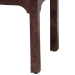 bali & pari Kayla Real Burl Wood Nightstand in Dark Walnut Brown - Modern Bedside Table with Two Drawers and Cutout Handle Design - BSOSVN-1152-Dark Walnut Op1-Kayla-NS