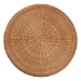 bali & pari Avalon Natural Rattan Round Coffee Table with Scalloped Pedestal Base - Coastal Boho Wicker Accent Table for Living Room or Sunroom - BSOAvalon-Light Honey Wicker-Coffee Table