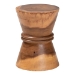 bali & pari Samira Solid Suar Wood Side Table - Handcrafted Sculptural End Table with Hourglass Design, Modern Boho Style for Living Room or Bedroom - BSOSuar S/T 001-Natural-Side Table